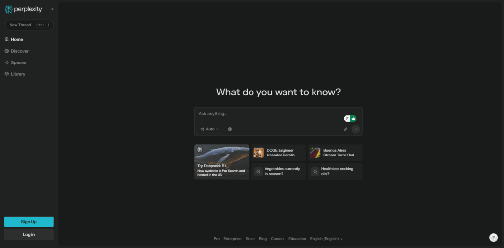 Perplexity AI for Research