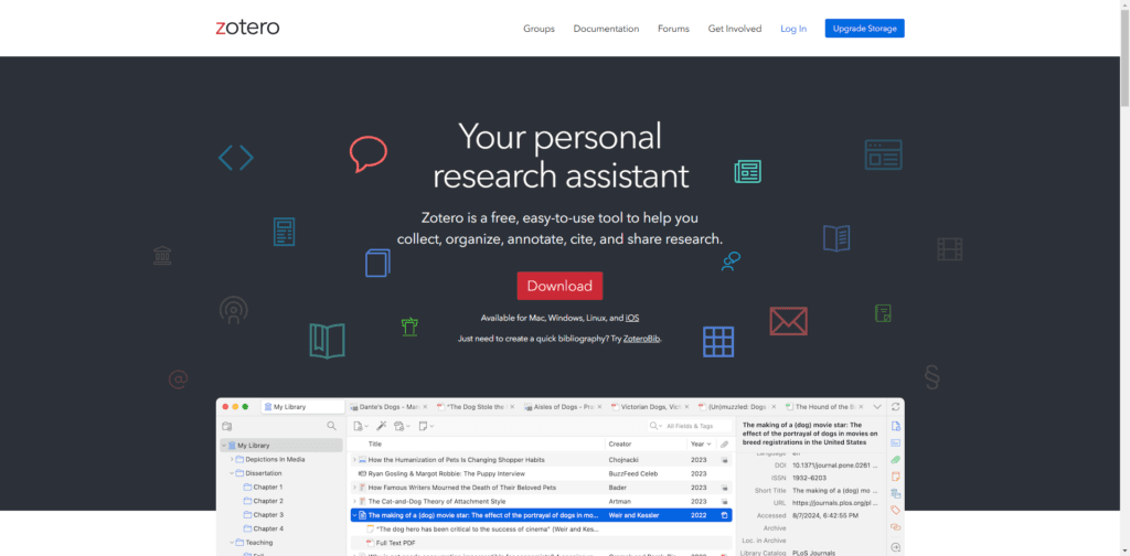 Best Tools for Literature Review in 2025 to Speed Up Your Research - Zotero