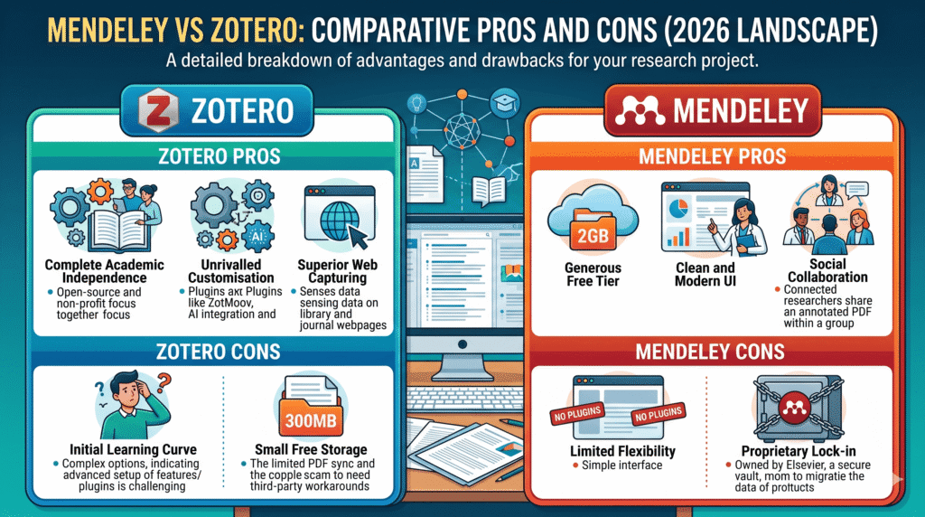 Mendeley vs Zotero Comparison Pros and Cons