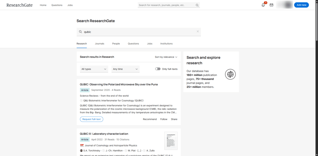 ResearchGate academic social network