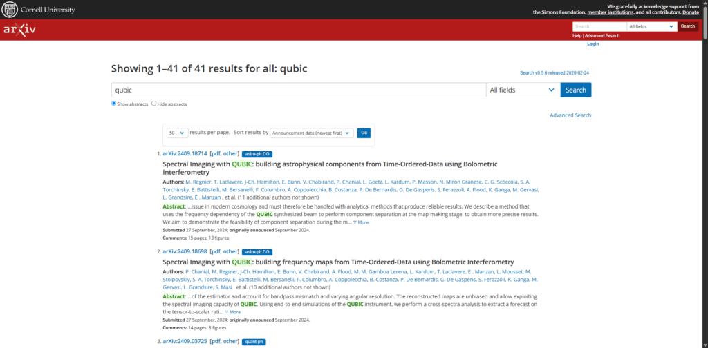 arXiv preprint server for physics and computer science