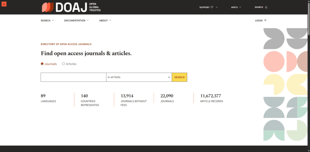 Directory-of-Open-Access-Journals Free Online Databases for Research