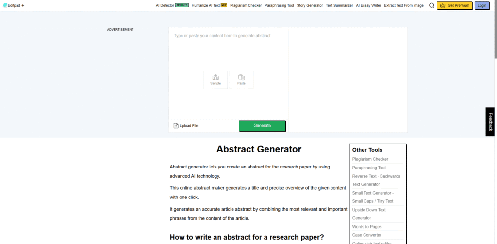Edit Pad How To Write an Abstract