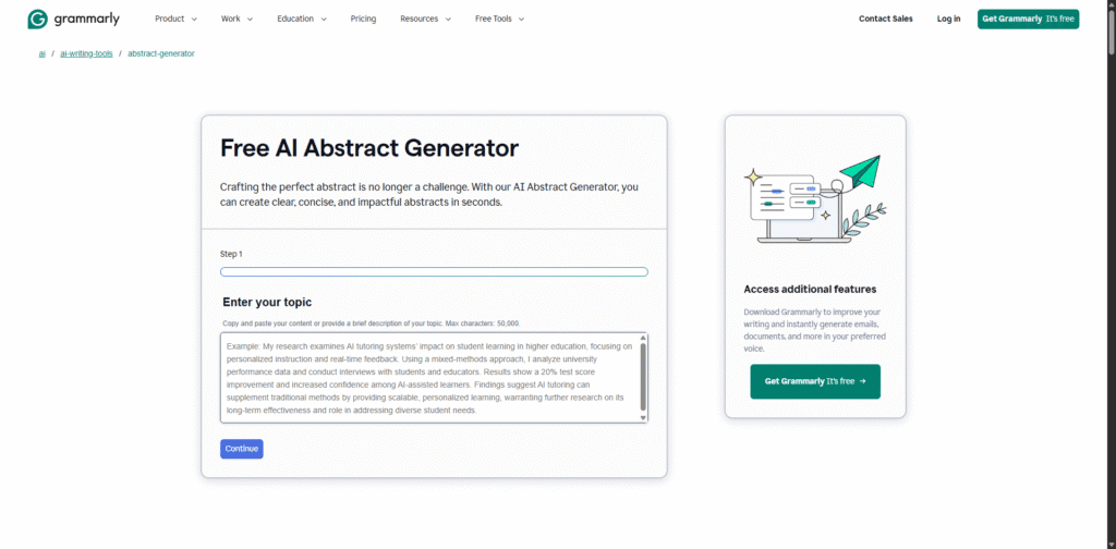 Grammarly How To Write an Abstract