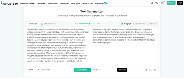 AI Text Summarizer