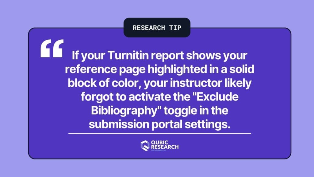 Research Tip - AI Detector Flagged My References
