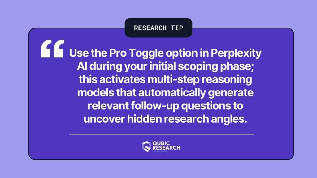 Research Tip - Literature Review Using Perplexity